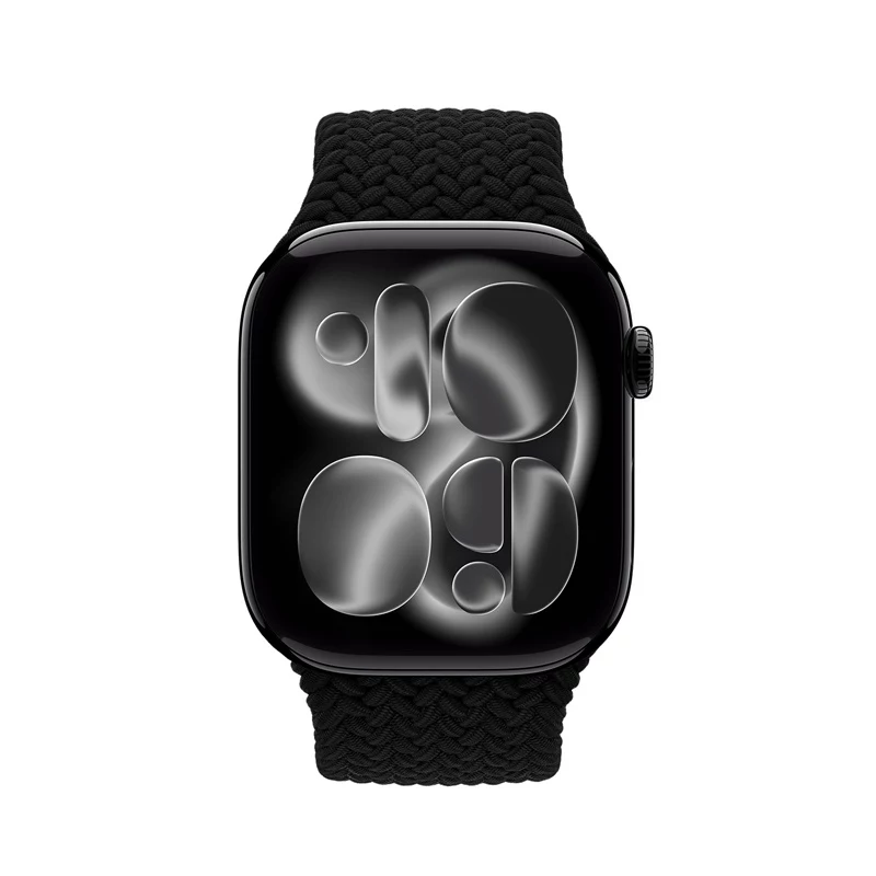 Crong Wave Band cinturino intrecciato per Apple Watch 38/40/41/42 mm (nero)