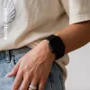 Crong Wave Band cinturino intrecciato per Apple Watch 38/40/41/42 mm (nero)