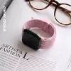 Crong Wave Band Solo Loop in nylon intrecciato per Apple Watch 38/40/41/42 mm rosa