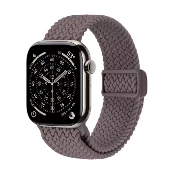 Crong Wave Band - cinturino intrecciato per Apple Watch 44/45/46/49 mm (marrone)