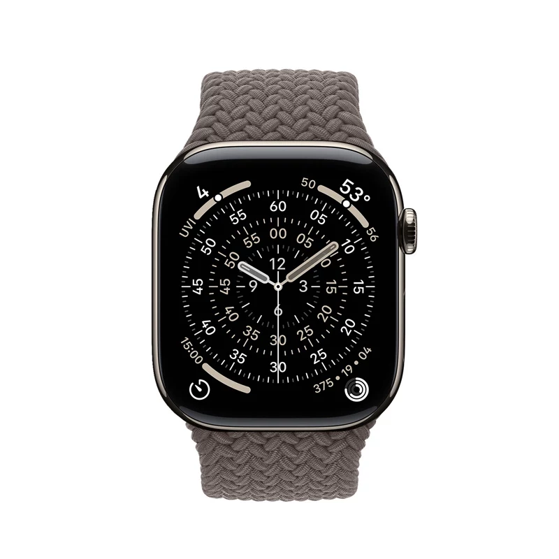 Crong Wave Band - cinturino intrecciato per Apple Watch 44/45/46/49 mm (marrone)