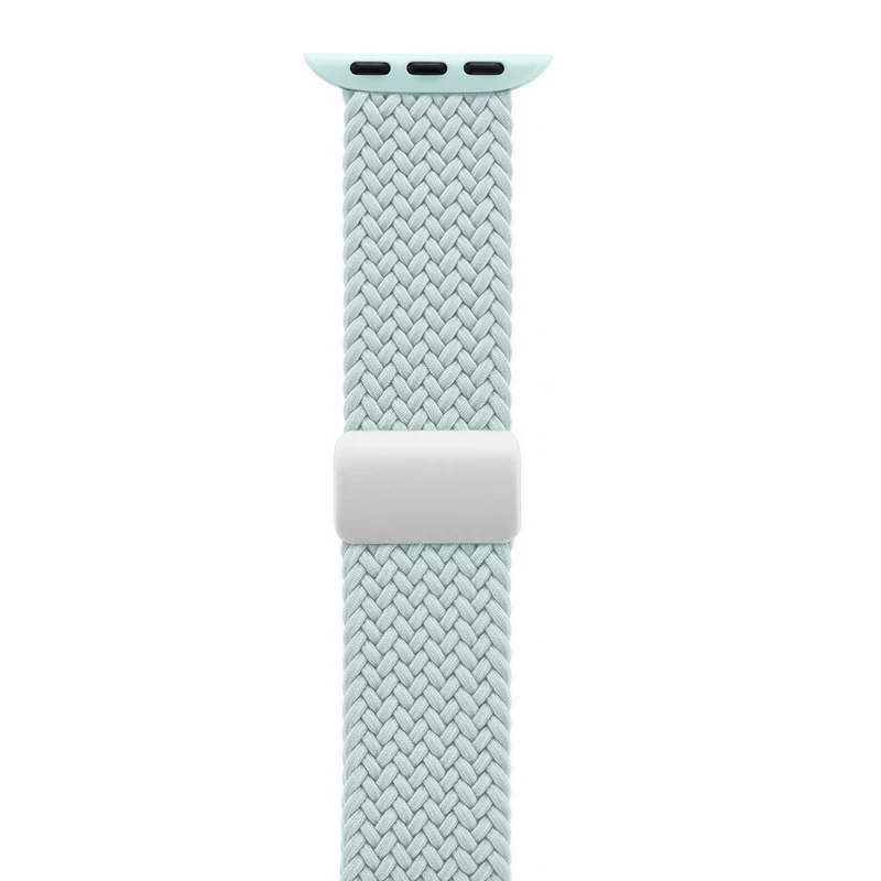 Crong Wave Band Braided Solo Loop per Apple Watch 44/45/46/49 mm (menta)