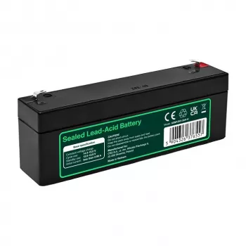 Batteria Greencell AGM VRLA 12V 2,5Ah senza manutenzione per registratori di cassa, giocattoli (178x36x66mm)