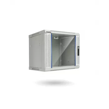 RACKTEL RL-6609WR-G armadio rack da parete 9U 600x600mm, grigio (RAL 7035)
