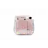 LOVEINSTANT custodia protettiva per Fujifilm Instax Mini 11 - trasparente con paillettes rosa