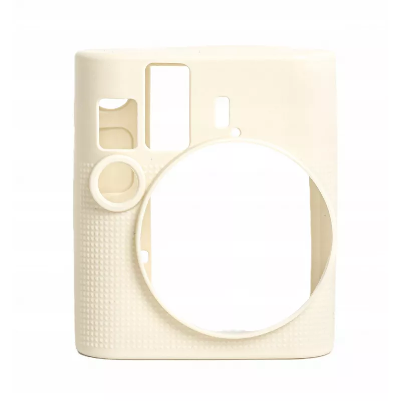 Custodia protettiva in silicone per Fujifilm Instax Mini 41 LOVEINSTANT - Bianco/Beige