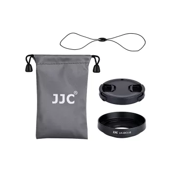 Set protezione 2-in-1 JJC paraluce + tappo obiettivo per Canon G1X Mark III