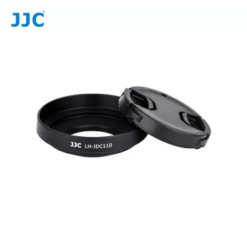 Set protezione 2-in-1 JJC paraluce + tappo obiettivo per Canon G1X Mark III