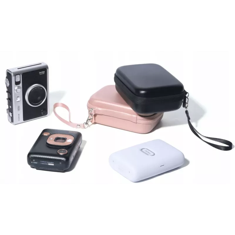 Custodia protettiva LOVEINSTANT per Fujifilm Instax Mini Evo / Mini LiPlay / Mini Link - nero