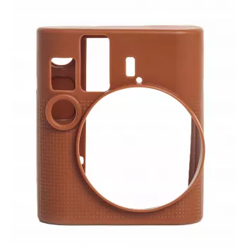 Custodia protettiva in silicone LOVEINSTANT per Fujifilm Instax Mini 41 - marrone