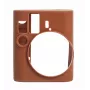 Custodia protettiva in silicone LOVEINSTANT per Fujifilm Instax Mini 41 - marrone