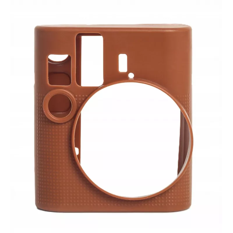 Custodia protettiva in silicone LOVEINSTANT per Fujifilm Instax Mini 41 - marrone