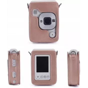 Custodia protettiva LOVEINSTANT per Fujifilm Instax Mini LiPlay - rosa lucido