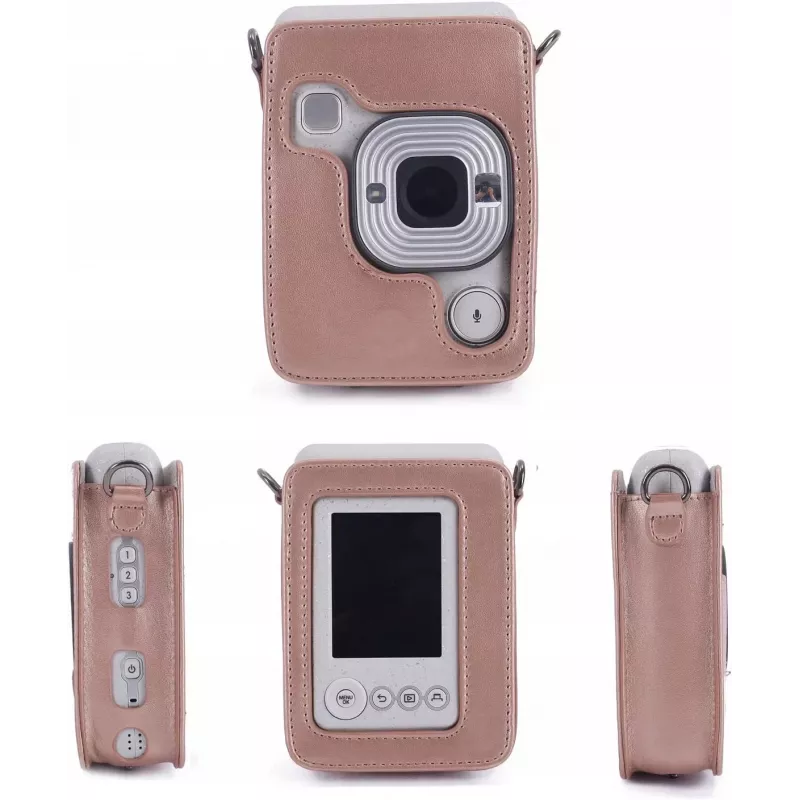 Custodia protettiva LOVEINSTANT per Fujifilm Instax Mini LiPlay - rosa lucido