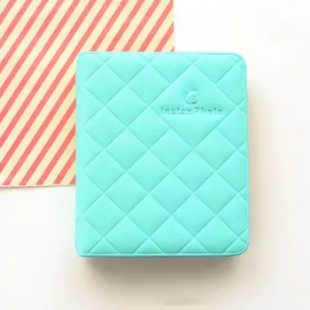 LOVEINSTANT mini album fotografico per Fuji Instax Mini 11/9/8/7/40/90, trapuntato, verde, 36 foto
