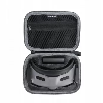 SUNNYLIFE custodia protettiva per DJI Goggles 2 - grigio/nero guscio rigido in schiuma EVA