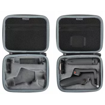 SUNNYLIFE borsa rigida da trasporto per DJI Osmo Mobile 6, nylon EVA, antiurto, antipolvere, resistente agli schizzi, nero