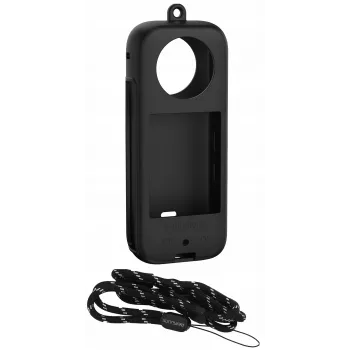 SUNNYLIFE custodia protettiva in silicone per Insta360 X3 - nero