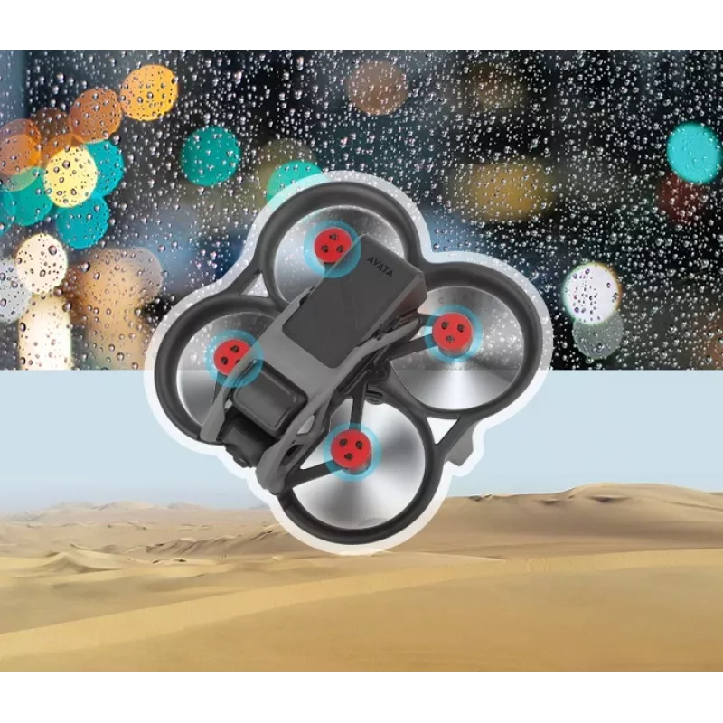 SUNNYLIFE 4x coperture protettive motore per drone DJI Avata - set in plastica ABS nero AT-MD475-D