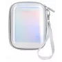LOVEINSTANT custodia in pelle PU Sparkle Silver per Fujifilm Instax Mini Evo / Mini Liplay / Mini Link