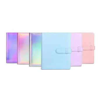 LOVEINSTANT Album foto 256 foto per Fujifilm Instax Mini 40 12 11 9 8 7 Evo Liplay Link - Pink Flash