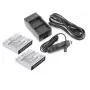 CAMERON SINO Kit caricabatterie + 2x batteria AZ13-1 per Xiaomi Yi Action Camera