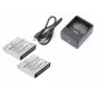 CAMERON SINO Set 2x batteria + caricabatterie per Xiaomi Yi AZ13-1