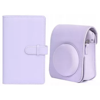 LOVEINSTANT kit custodia per Fuji Instax Mini 12 + album fotografico 108x / lilla