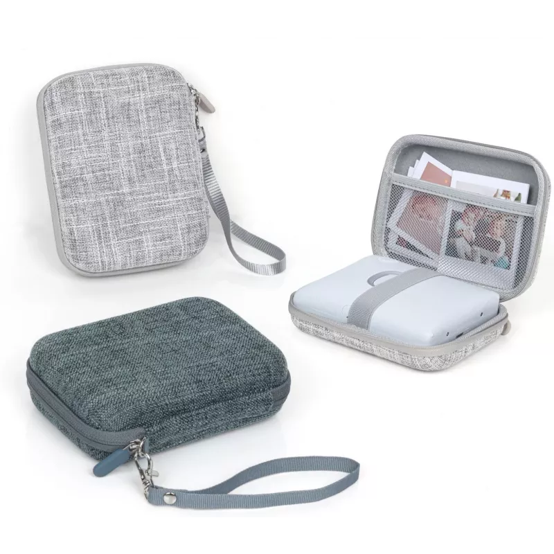 LOVEINSTANT custodia protettiva per Fujifilm Instax Square Link / SQ Link / Link 2 SE / Evo / LiPlay - grigio scuro