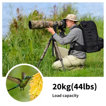 K&F Concept testa panoramica gimbal Pro 20kg 1/4 3/8 KF31.033