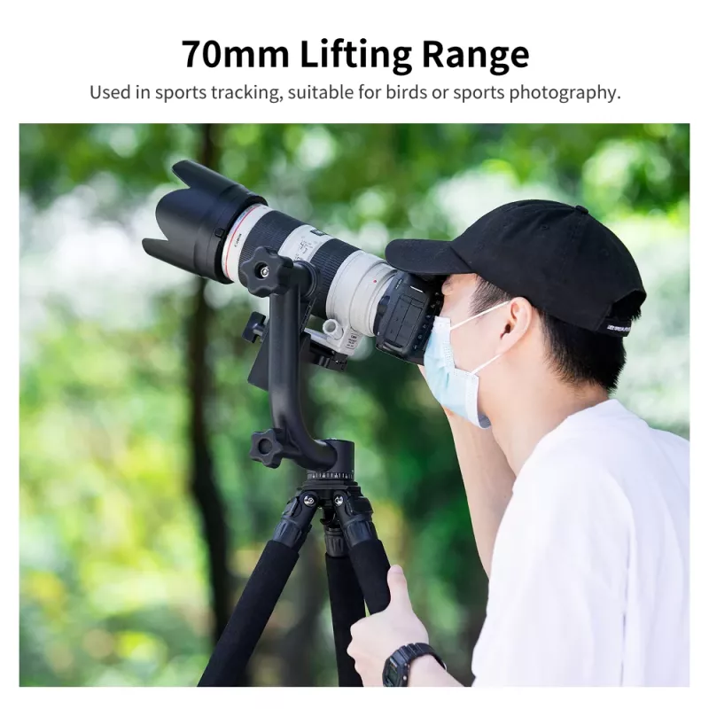 K&F Concept testa panoramica gimbal Pro 20kg 1/4 3/8 KF31.033
