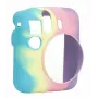 LOVEINSTANT custodia protettiva in silicone per Fujifilm Instax Mini 12 - arcobaleno