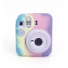 LOVEINSTANT custodia protettiva in silicone per Fujifilm Instax Mini 12 - arcobaleno