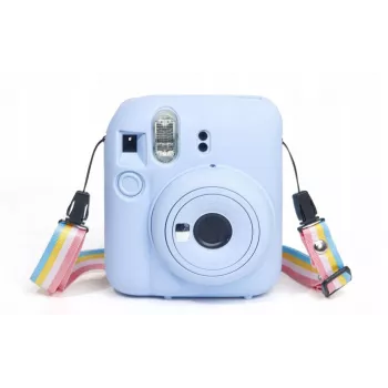 LOVEINSTANT custodia protettiva in silicone per Fujifilm Instax Mini 12 - blu