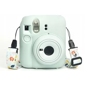 LOVEINSTANT custodia protettiva in silicone per Fujifilm Instax Mini 12 - verde