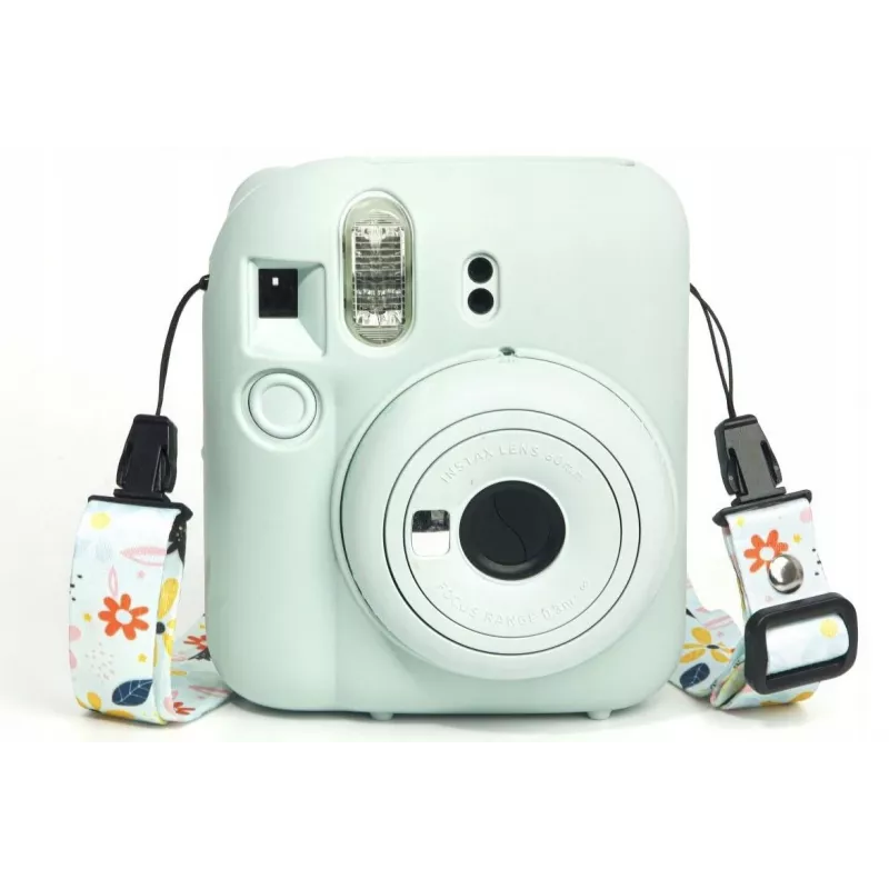 LOVEINSTANT custodia protettiva in silicone per Fujifilm Instax Mini 12 - verde