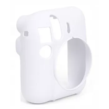 LOVEINSTANT custodia protettiva in silicone per Fujifilm Instax Mini 12 - bianco