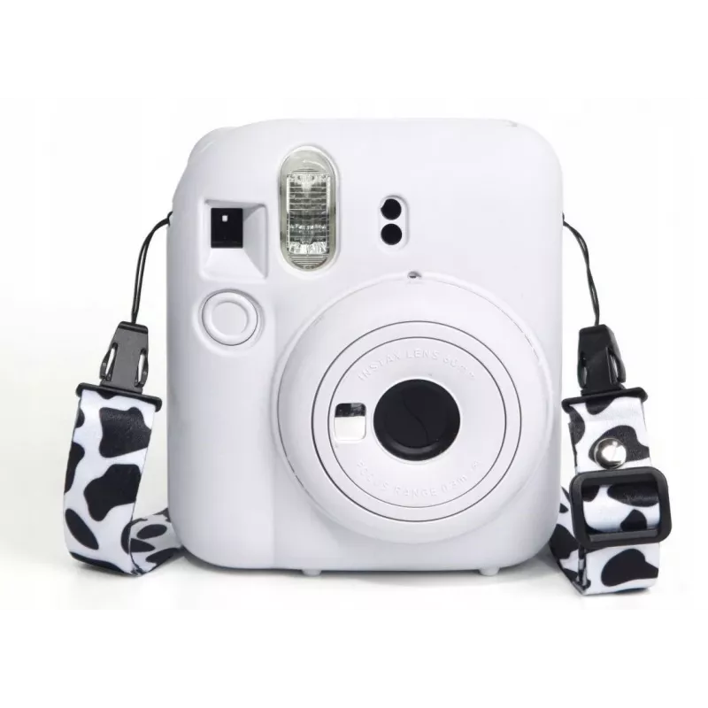 LOVEINSTANT custodia protettiva in silicone per Fujifilm Instax Mini 12 - bianco