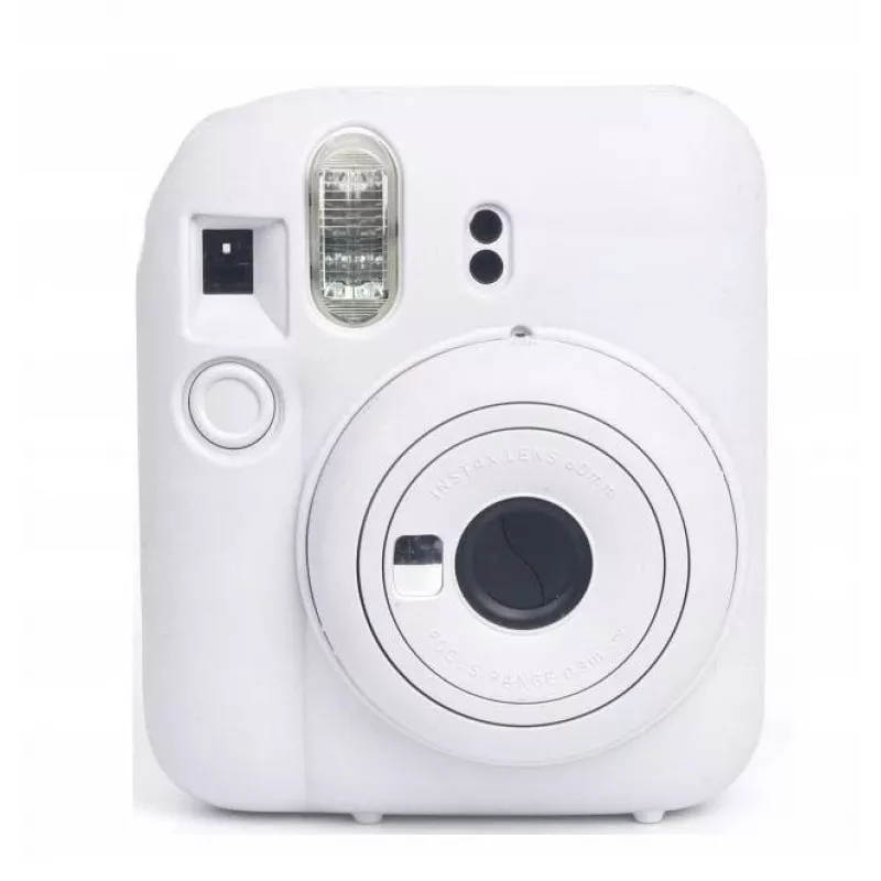 LOVEINSTANT custodia protettiva in silicone per Fujifilm Instax Mini 12 - bianco