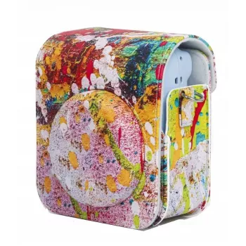 LOVEINSTANT custodia pochette per Fujifilm Instax Mini 12, Colorful Spots