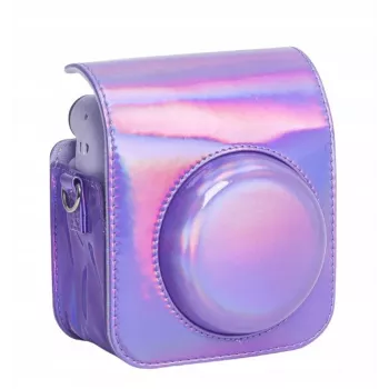 LOVEINSTANT custodia pochette per Fujifilm Instax Mini 12 - lilla glitter