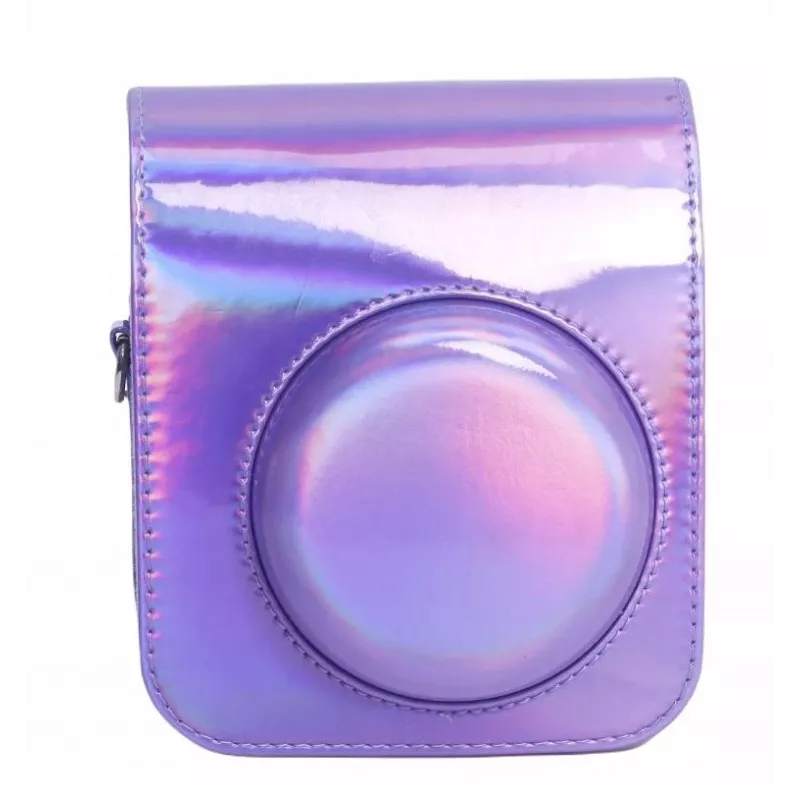 LOVEINSTANT custodia pochette per Fujifilm Instax Mini 12 - lilla glitter