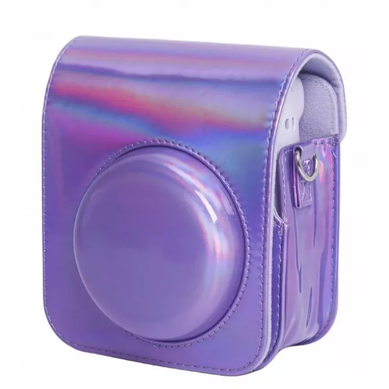 LOVEINSTANT custodia pochette per Fujifilm Instax Mini 12 - lilla glitter