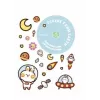 LOVEINSTANT custodia per Fujifilm Instax Mini 12 + adesivi / Escape from Earth