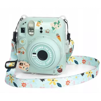 LOVEINSTANT custodia per Fujifilm Instax Mini 12 con adesivi / Holiday Time