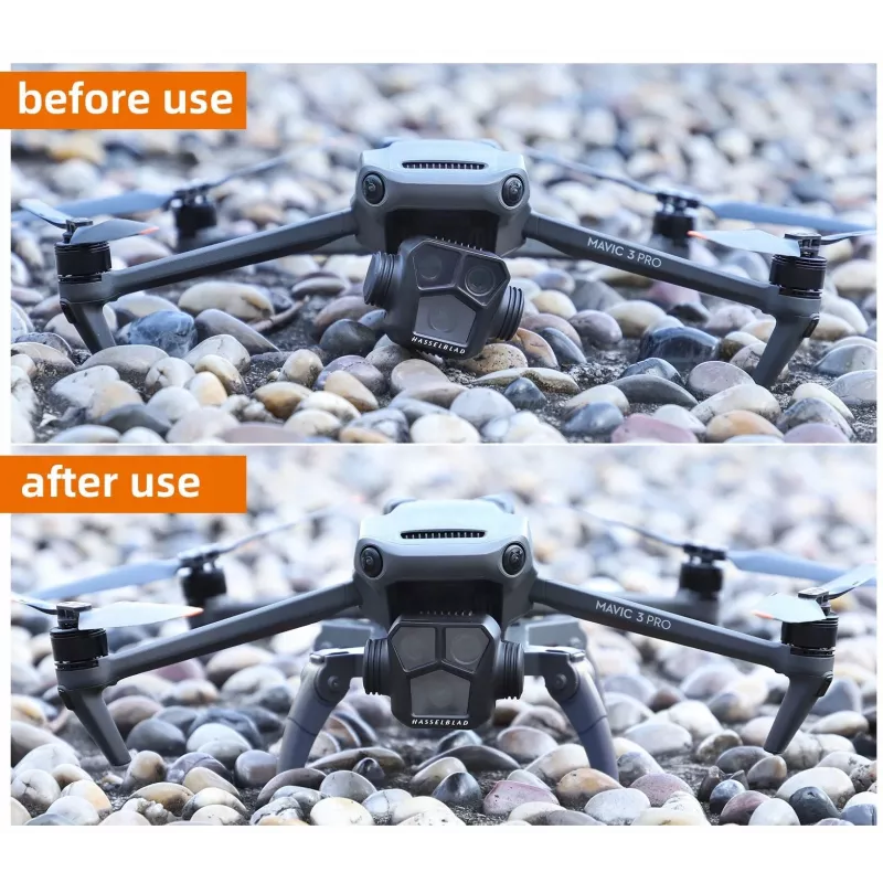 SUNNYLIFE Estensioni carrello di atterraggio per DJI Mavic 3 Pro - Grigio (confezione da 4)