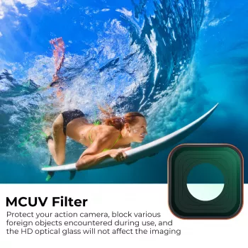 KF Filtro di protezione UV Nano-X per GoPro Hero 12/11/10/9 Nero (KF01.2335)