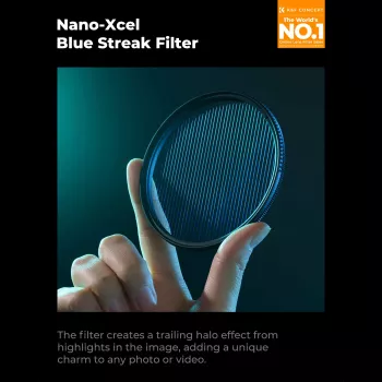 K&F Concept Filtro Anamorfico Blue Streak Nano-X 72mm