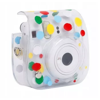 LOVEINSTANT Custodia per Fujifilm Instax Mini 12 - Colorful Dots
