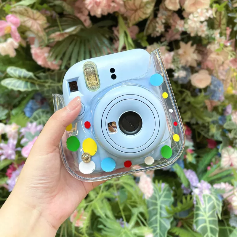 LOVEINSTANT Custodia per Fujifilm Instax Mini 12 - Colorful Dots
